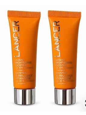 LANCER INSTANT BRIGHTENING BOOSTER Mini Duo 7.5ml X 2 BRAND NEW/SEALED